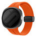 Samsung Galaxy Watch 8 - 44mm D-Buckle Silicone Strap (Orange)