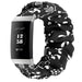 Fitbit Charge 3 Scrunchie Strap (Black Mix)