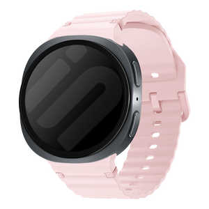 Samsung Galaxy Watch 8 Classic Wave Silicone Strap (Pink)