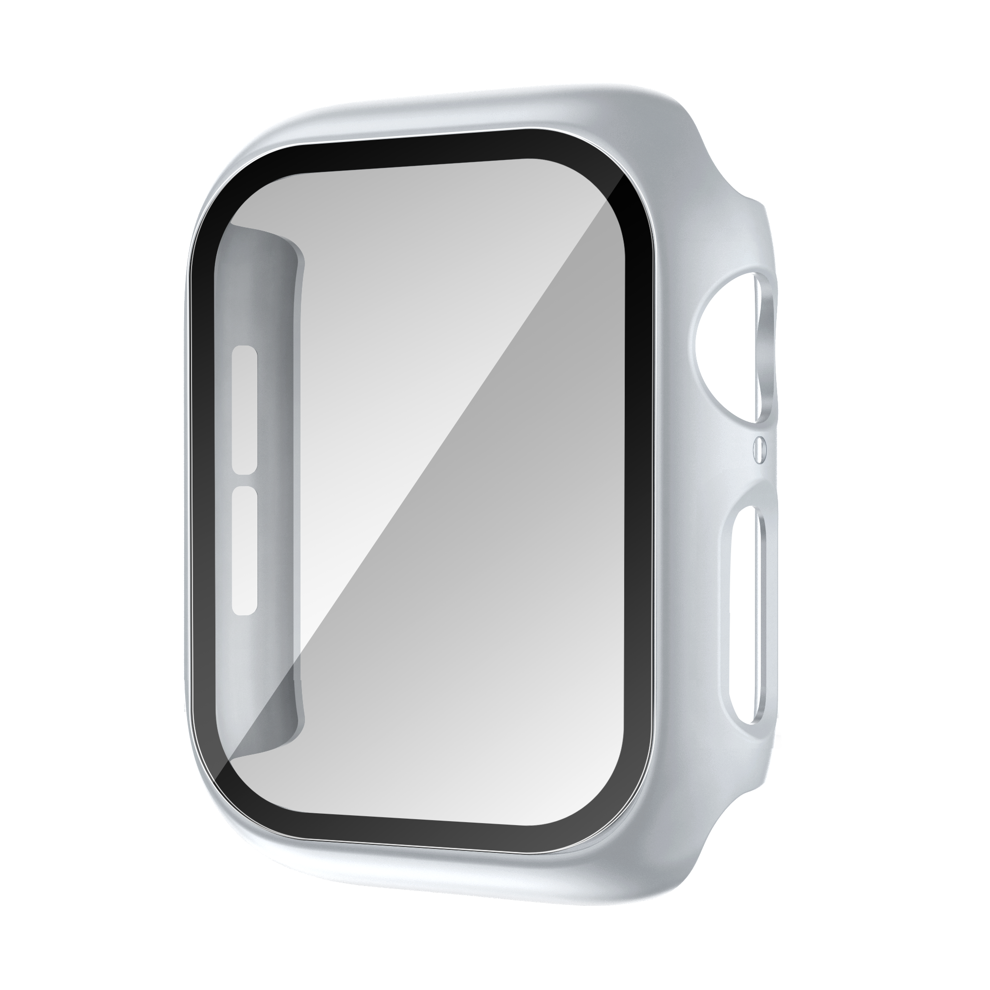 Bandz Coque PC avec verre Apple Watch 10 - 46mm (argenté)