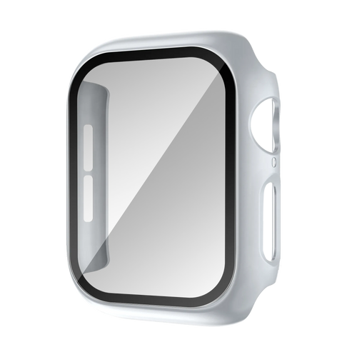 Bandz Coque PC avec verre Apple Watch 10/11 (argenté)