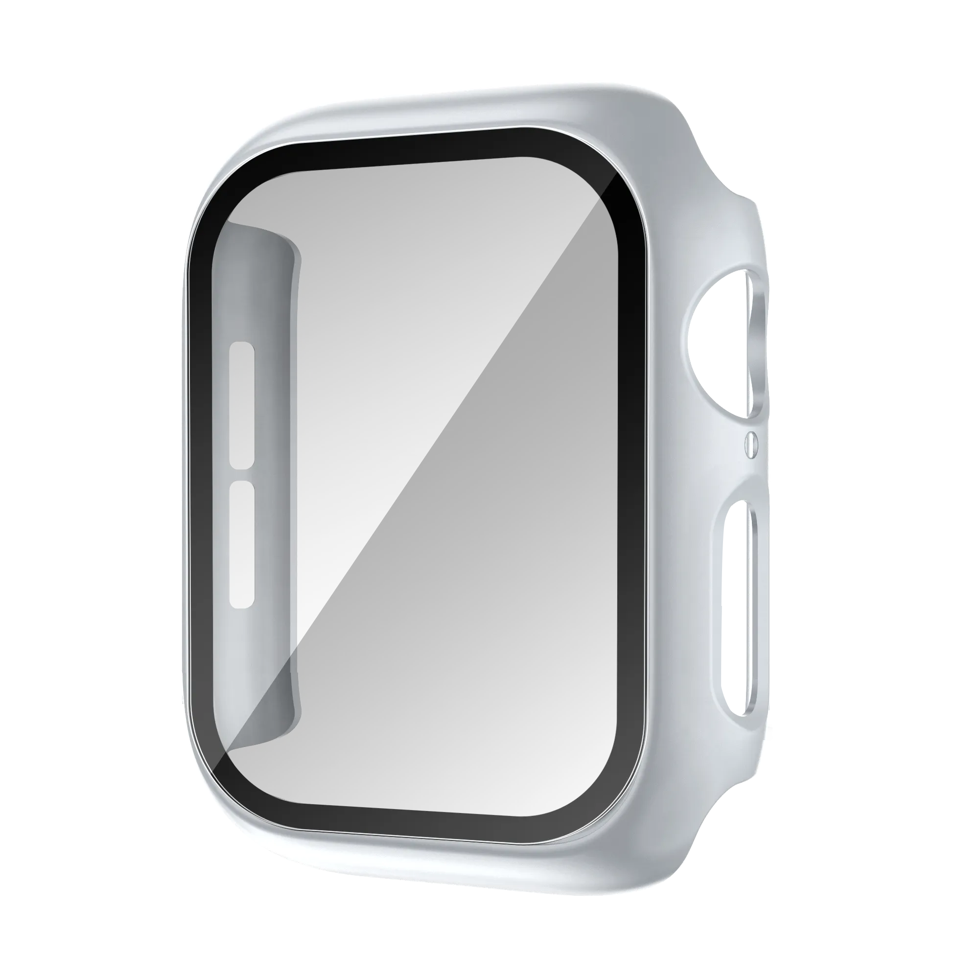 Bandz Coque PC avec verre Apple Watch 10/11 (argenté)
