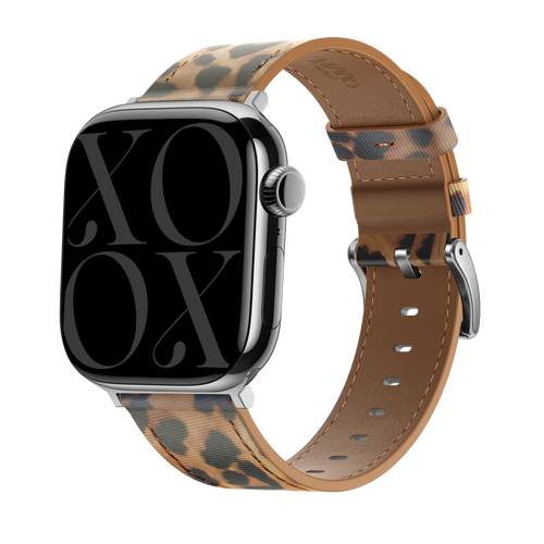 xoxo Wildhearts Apple Watch Leather Strap (Leopard)