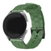 Bracelet silicone 'Hexa' Withings ScanWatch Nova (vert militaire)