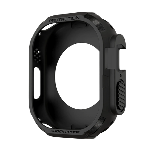Bandz Coque TPU robuste Apple Watch Ultra - 49mm (noir)