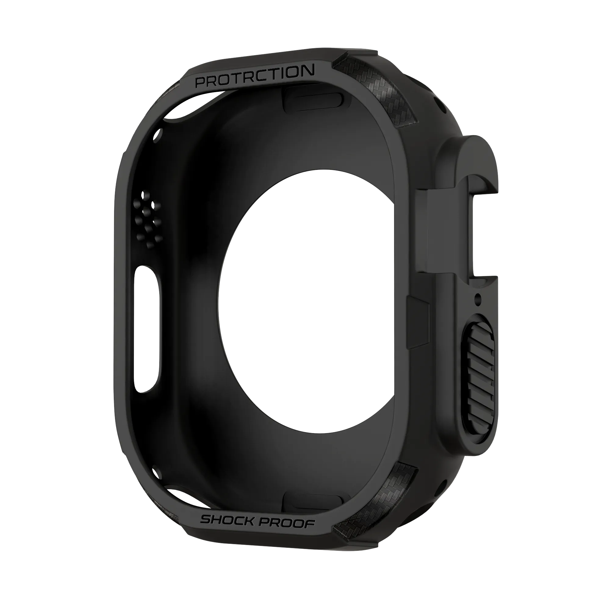 Bandz Coque TPU robuste Apple Watch Ultra - 49mm (noir)