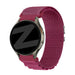 Bandz Bracelet nylon Alpine Withings ScanWatch 2 - 42mm (rose-rouge)