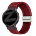 Bandz Garmin Approach J1 Vintage Nylon Strap (Wine Red)