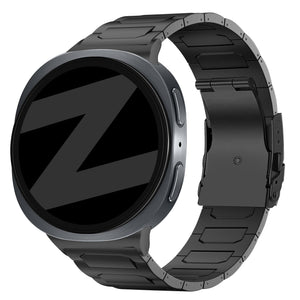 Bandz Bracelet titane 'Deluxe' Samsung Galaxy Watch 8 - 44mm (noir)