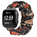 Bracelet chouchou Fitbit Versa (fleurs)