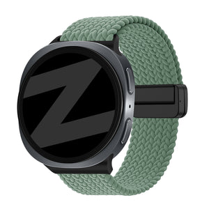 Bandz Samsung Galaxy Watch 8 Classic Magnetic Braided Strap (Viridian)