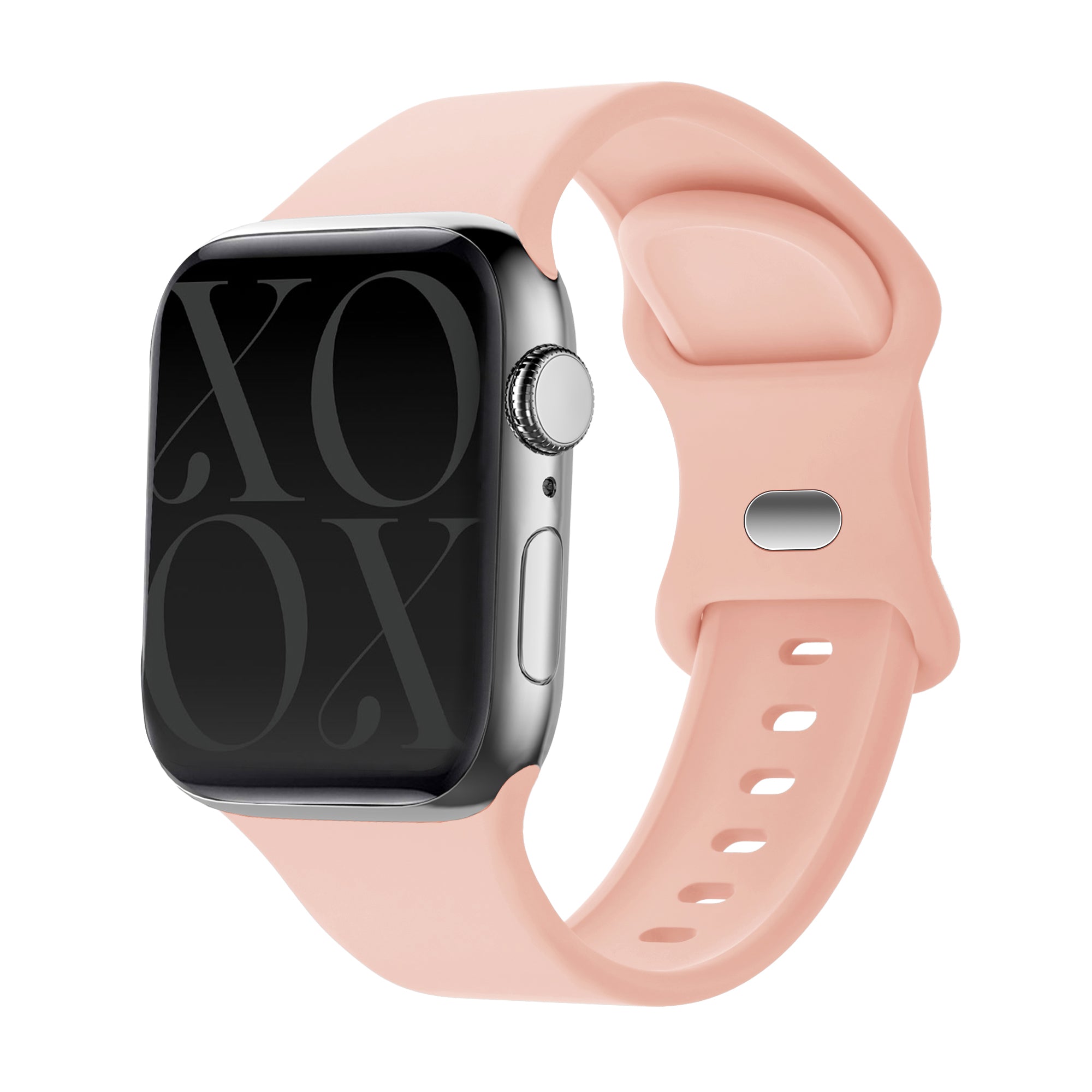 xoxo Wildhearts Apple Watch Silicone Strap (Light Pink)