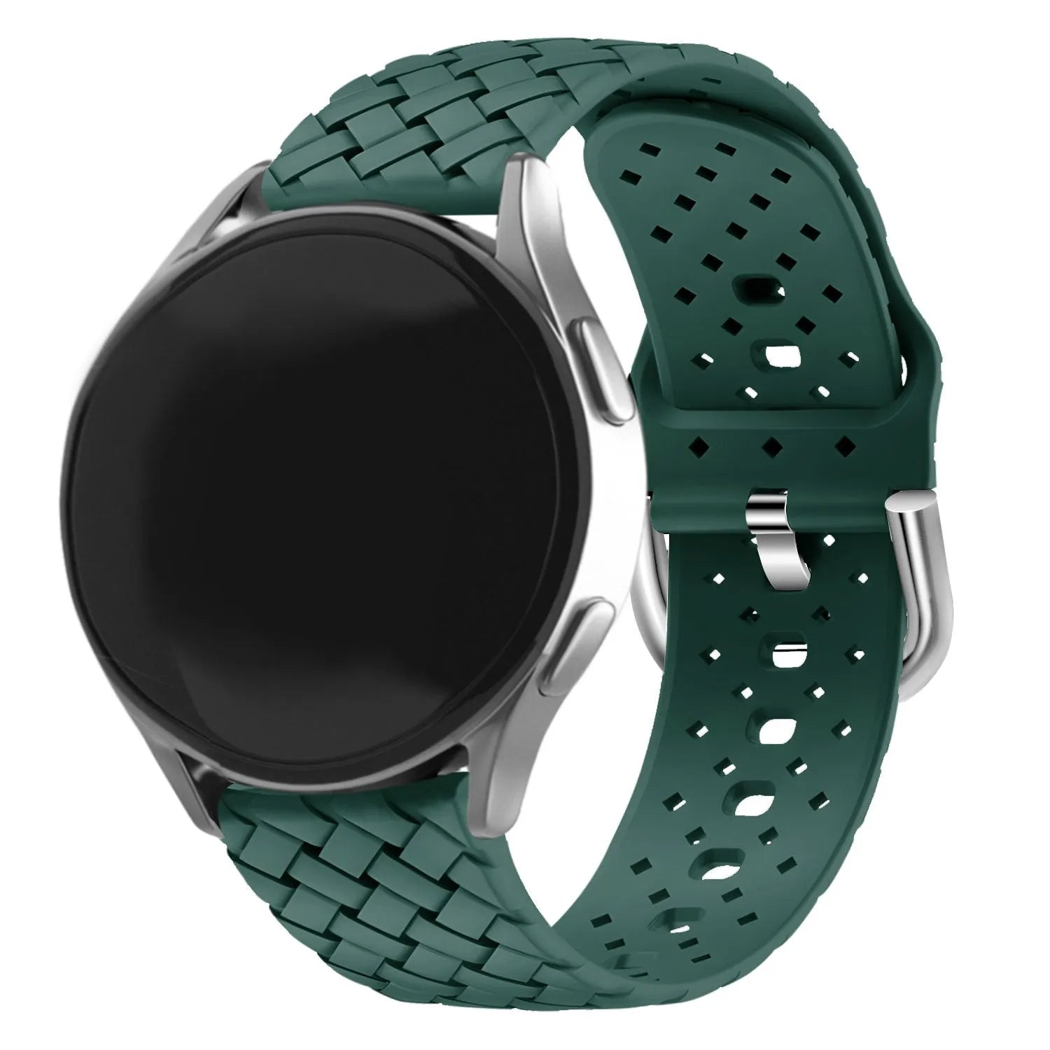 Coros Apex 2 Braided Silicone Strap (Dark Green)