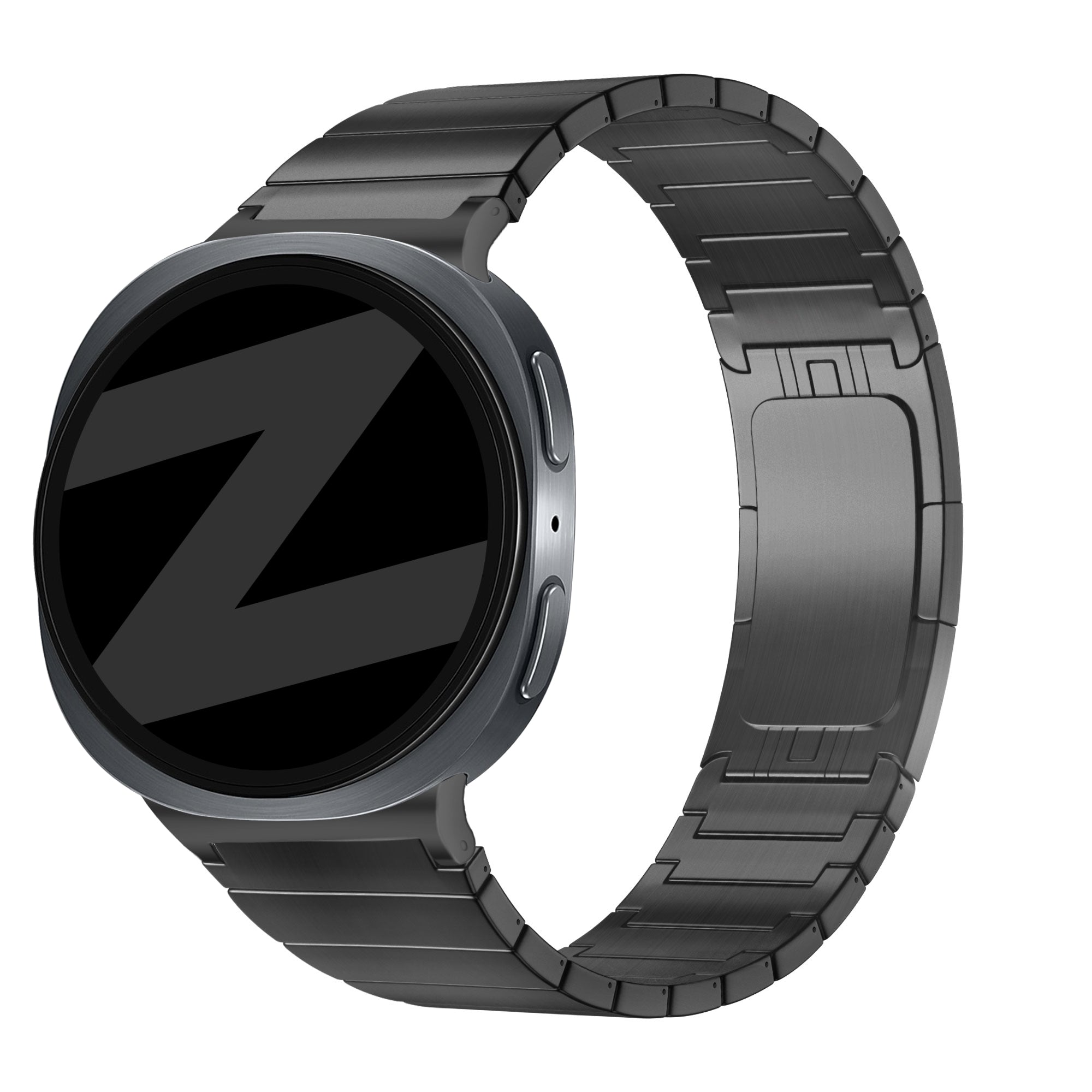 Bandz Samsung Galaxy Watch 8 - 44mm Titanium Strap 'One Bead' (Black)