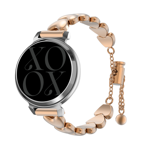 xoxo Wildhearts Garmin Lily 2 Steel Strap 'Hearts' (Rose Gold)