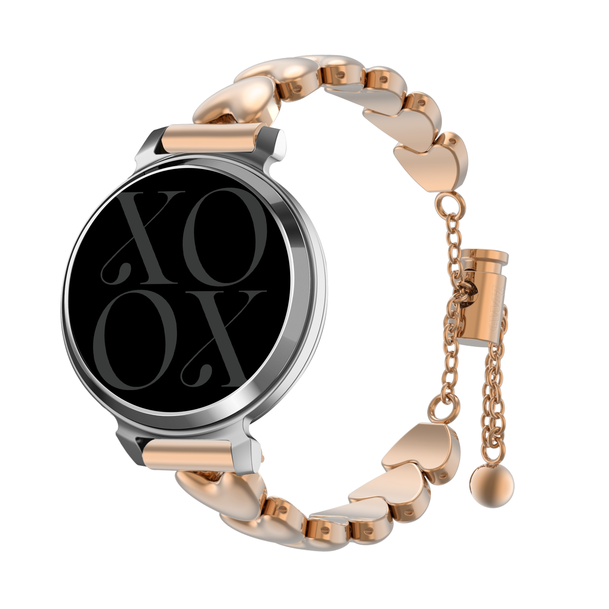 xoxo Wildhearts Garmin Lily 2 Steel Strap 'Hearts' (Rose Gold)