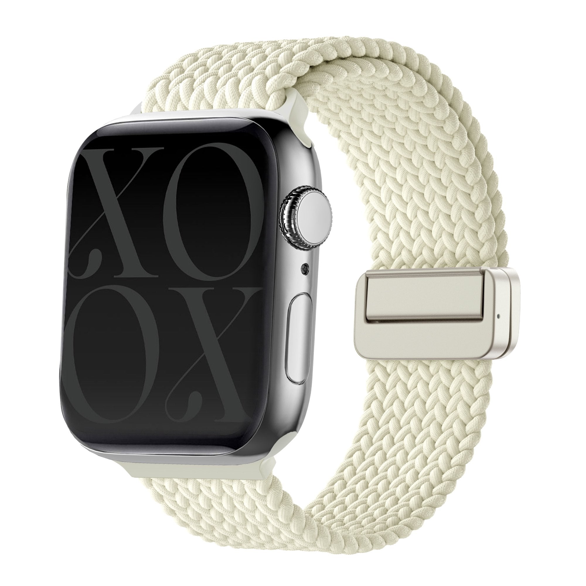 Bracelet tissé xoxo Wildhearts Apple Watch (lumière stellaire)