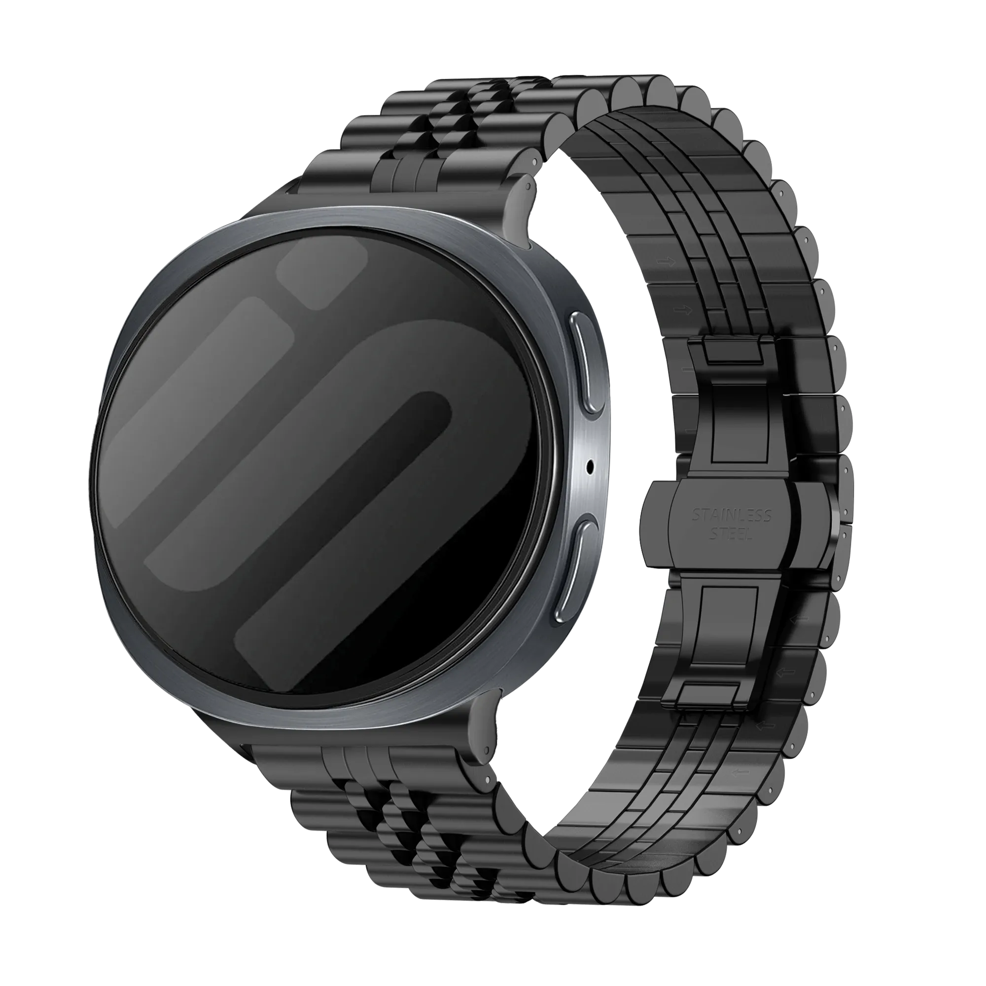 Bracelet acier Jubilee Samsung Galaxy Watch 8 - 44mm (noir)