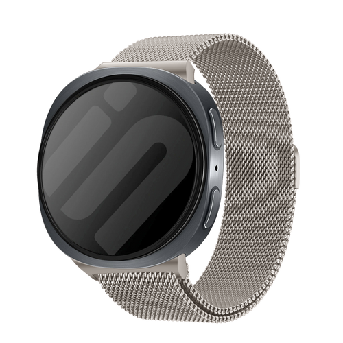 Samsung Galaxy Watch 8 - 44mm Milanese Strap (Starlight)