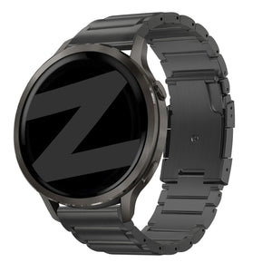 Bandz Bracelet titane Garmin Vivoactive 3 (noir)
