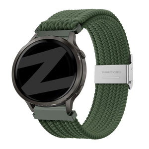 Bandz Bracelet tissé nylon Garmin D2 Air X15 (vert olive)