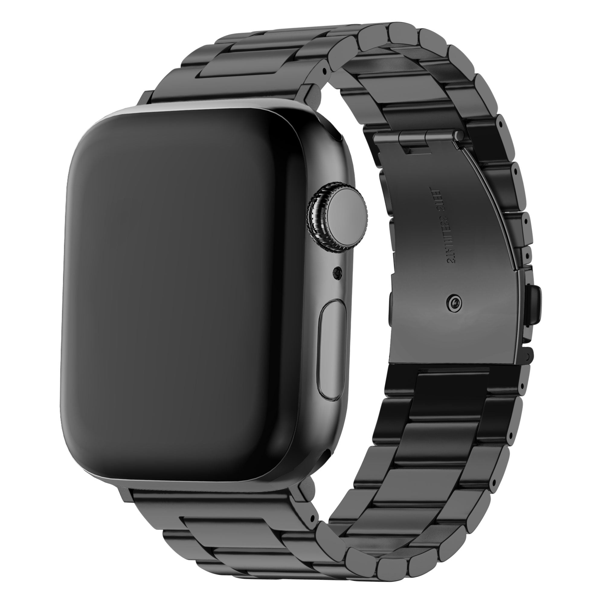 BALR. Bracelet en acier pour Apple Watch (noir)