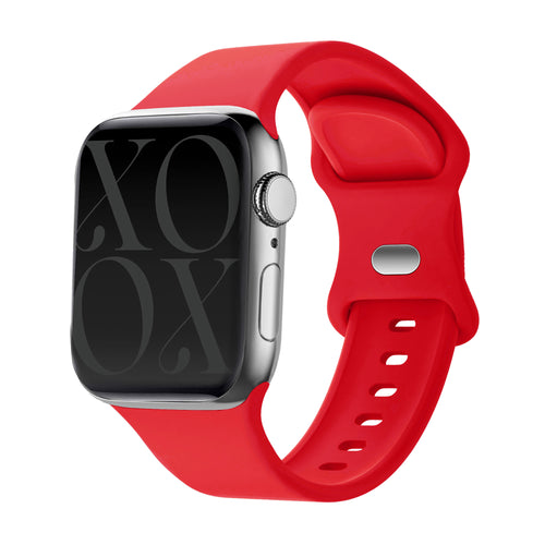 xoxo Wildhearts Apple Watch Silicone Strap (Red)