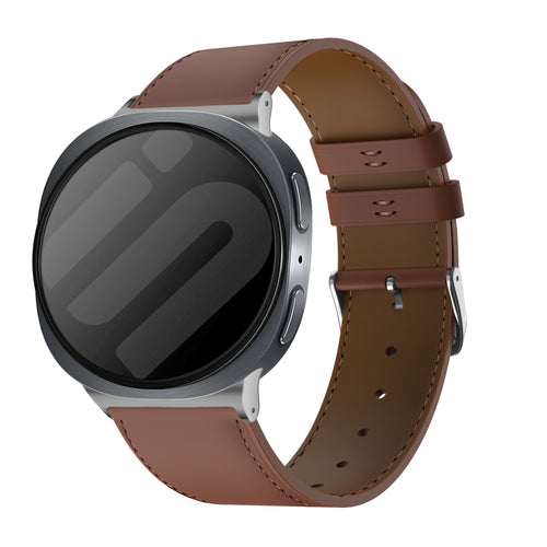 Bracelet cuir Modern Samsung Galaxy Watch 8 - 44mm (marron)
