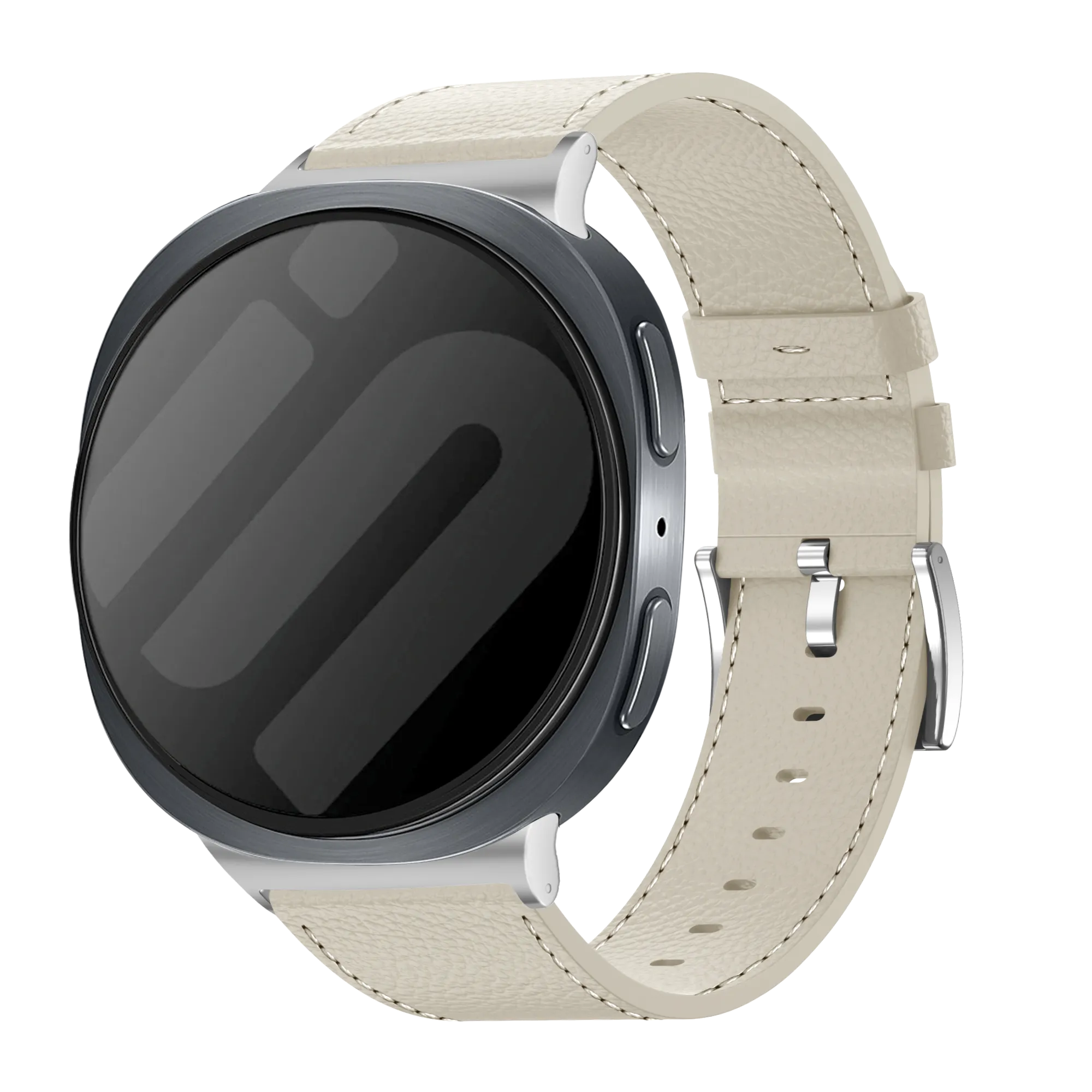 Bracelet cuir Samsung Galaxy Watch 8 - 44mm (beige)