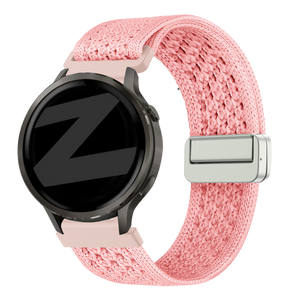 Bandz Garmin Approach J1 Vintage Nylon Strap (Pink)