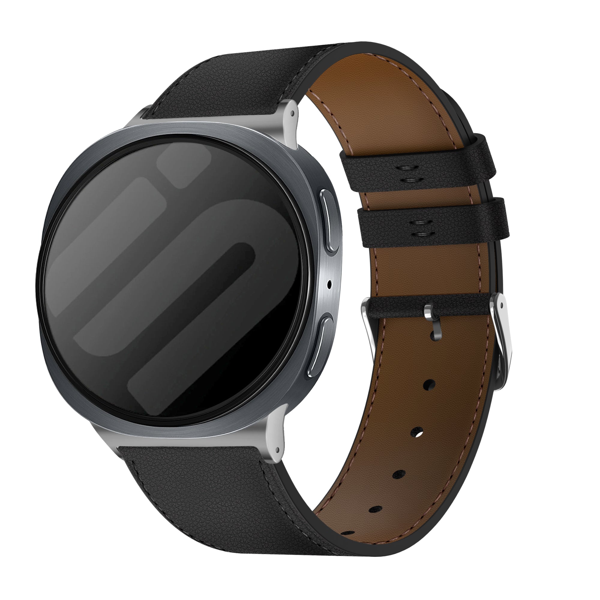 Samsung Galaxy Watch Classic Modern Leather Strap (Black)
