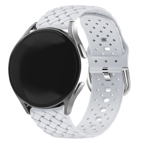 Bracelet silicone tressé Withings Steel HR Sport (gris)