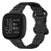 Fitbit Versa 3 Silicone Strap with Pattern (Black)