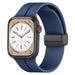Bracelet à fermoir magnétique Apple Watch (bleu foncé)