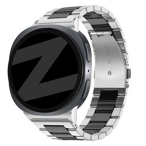 Bandz Bracelet acier 'Classic' Samsung Galaxy Watch 8 - 40mm (argent/noir)
