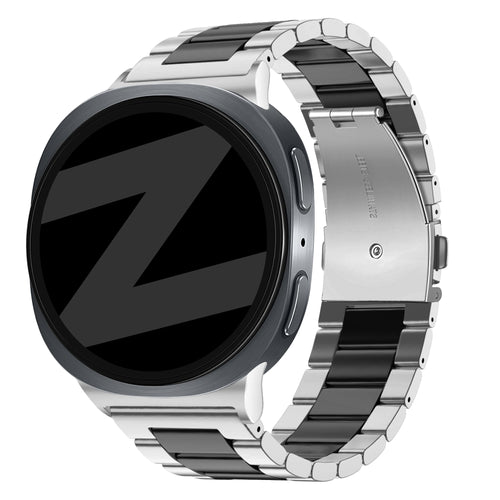Bandz Bracelet acier 'Classic' Samsung Galaxy Watch 8 - 40mm (argent/noir)