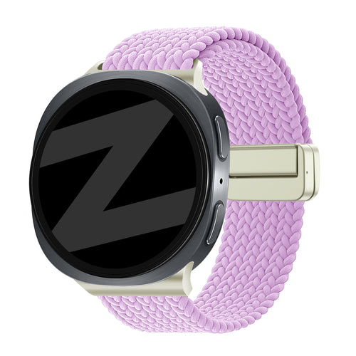 Bandz Bracelet tissé magnétique Samsung Galaxy Watch 8 - 40mm (lila)