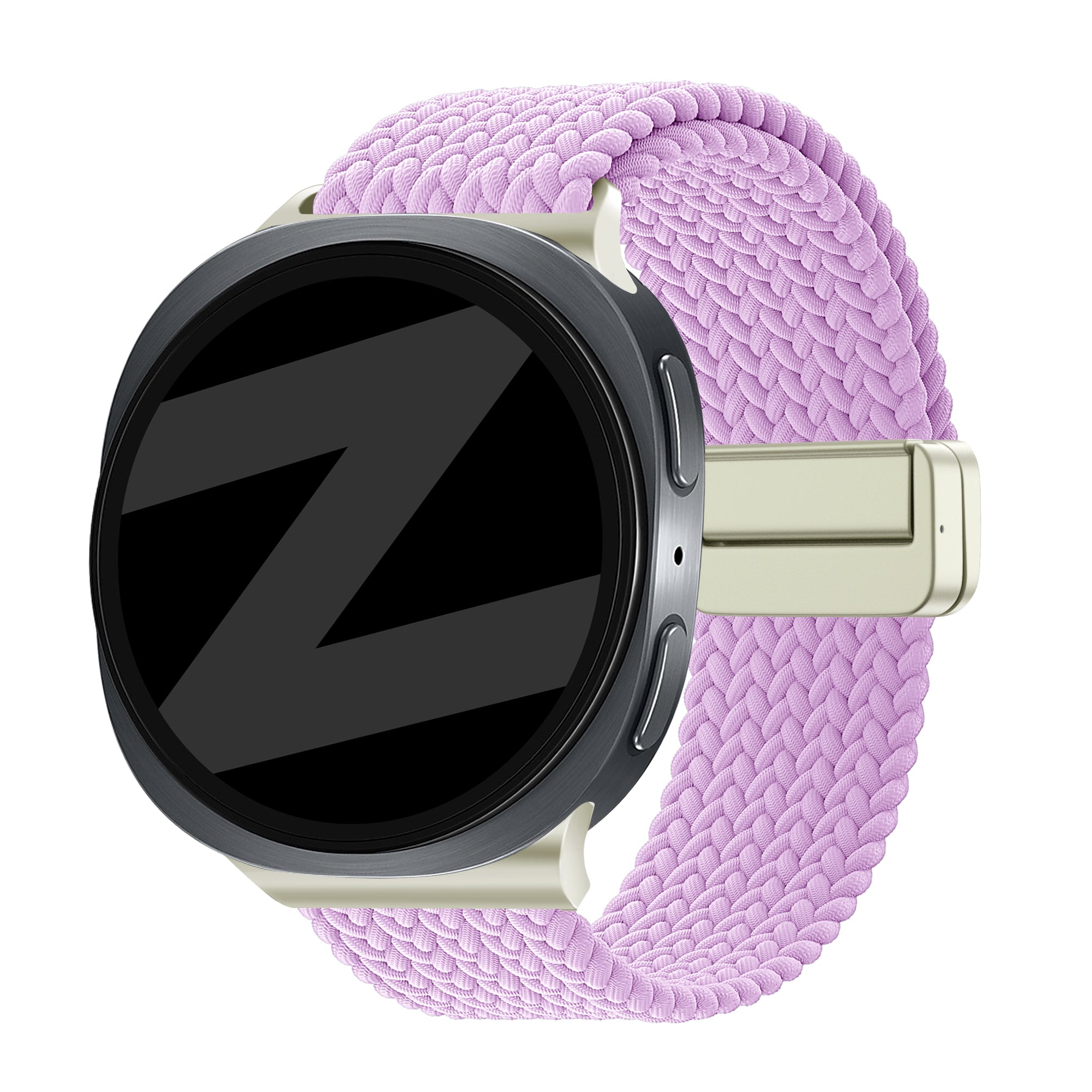 Bandz Samsung Galaxy Watch 8 - 40mm Magnetic Braided Strap (Lilac)