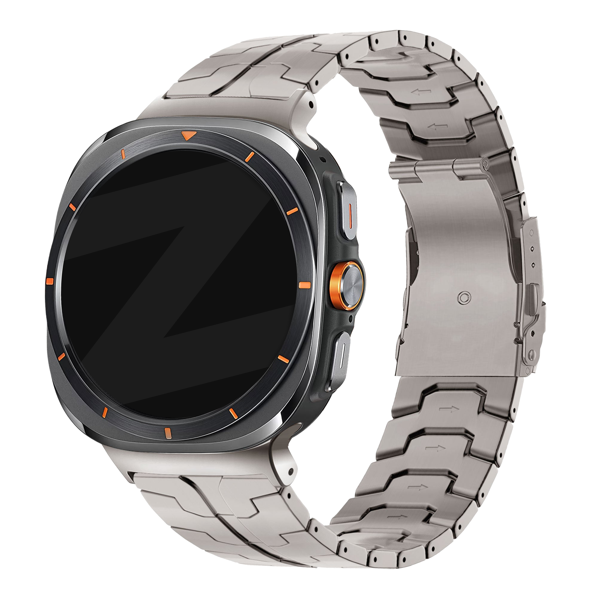 Bandz Bracelet titane Samsung Galaxy Watch Ultra 'Iron' (titane)