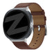 Bandz Samsung Galaxy Watch 8 Classic Leather Strap 'Classic' (Brown)