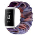 Bracelet chouchou Fitbit Charge 4 (bleu rose melange)