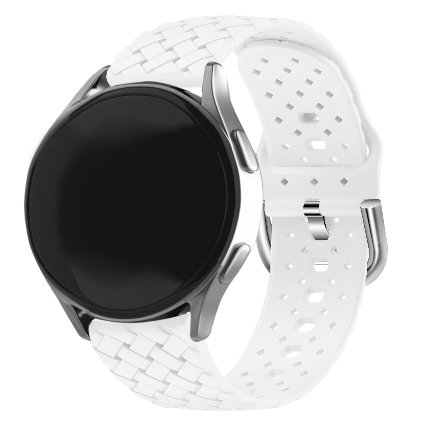 Coros Apex 42mm Braided Silicone Strap (White)