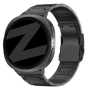 Bandz Samsung Galaxy Watch 8 - 40mm Titanium Strap 'Deluxe' (Black)