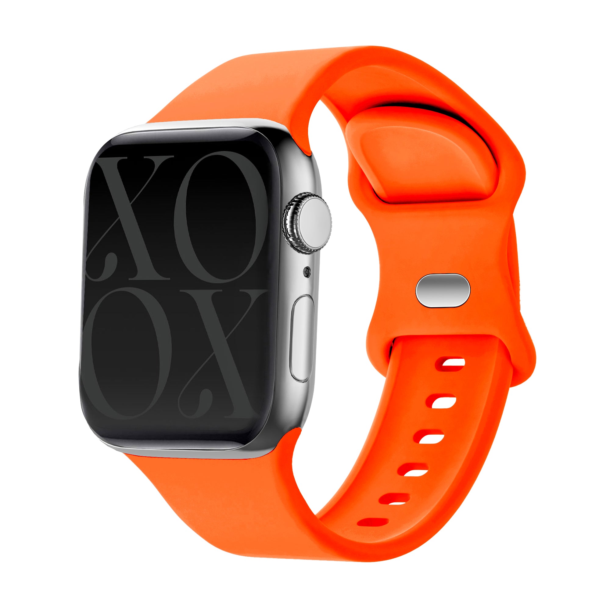 xoxo Wildhearts Apple Watch Silicone Strap (Orange)