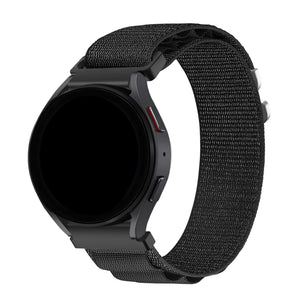 Bandz Bracelet nylon Alpine Garmin Forerunner 570 - 47mm (noir)