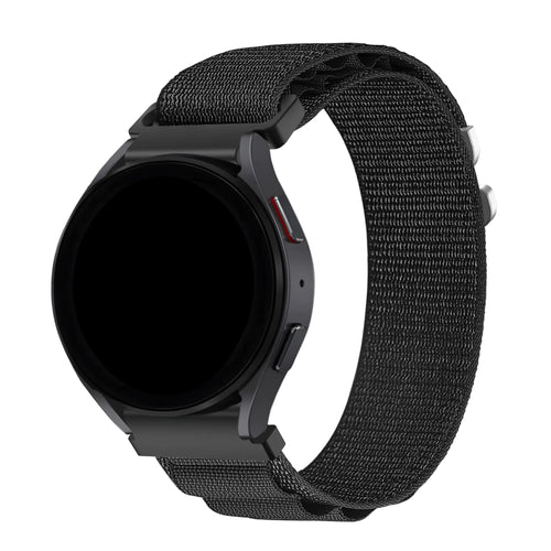 Bandz Bracelet nylon Alpine Garmin Forerunner 570 - 47mm (noir)