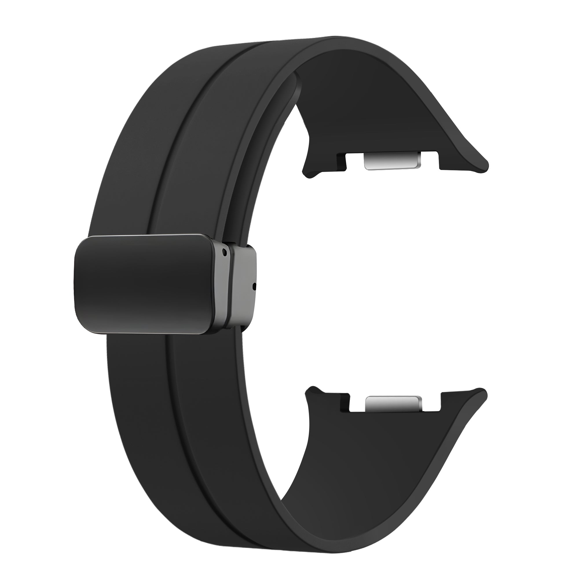 Bracelet silicone avec boucle Samsung Galaxy Watch 8 - 40mm (noir)