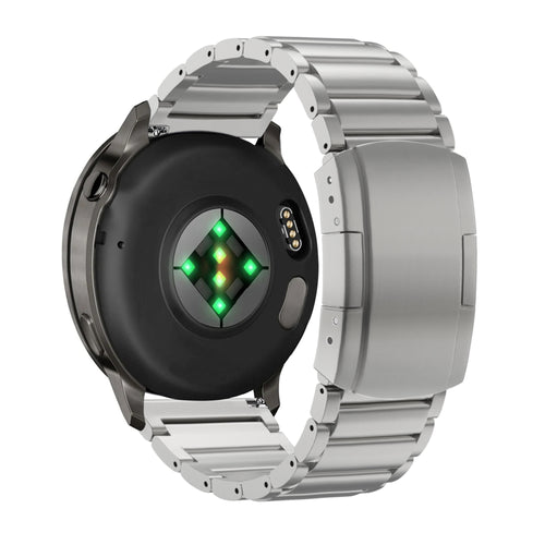 Bandz Garmin Approach S42 Titanium Link Strap (Silver)