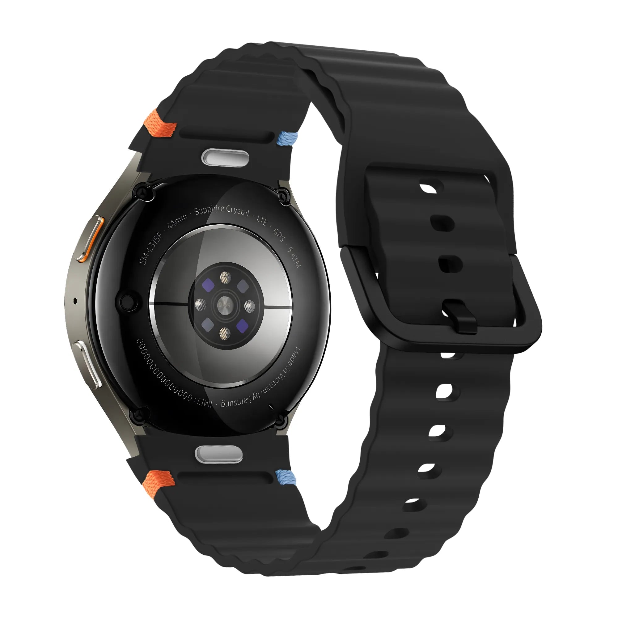 Bandz Bracelet Wave 'Easy Fit' Samsung Galaxy Watch 7 - 44mm (noir)