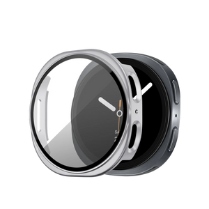 Bandz Coque PC avec verre Samsung Galaxy Watch 8 - 44mm (argent)